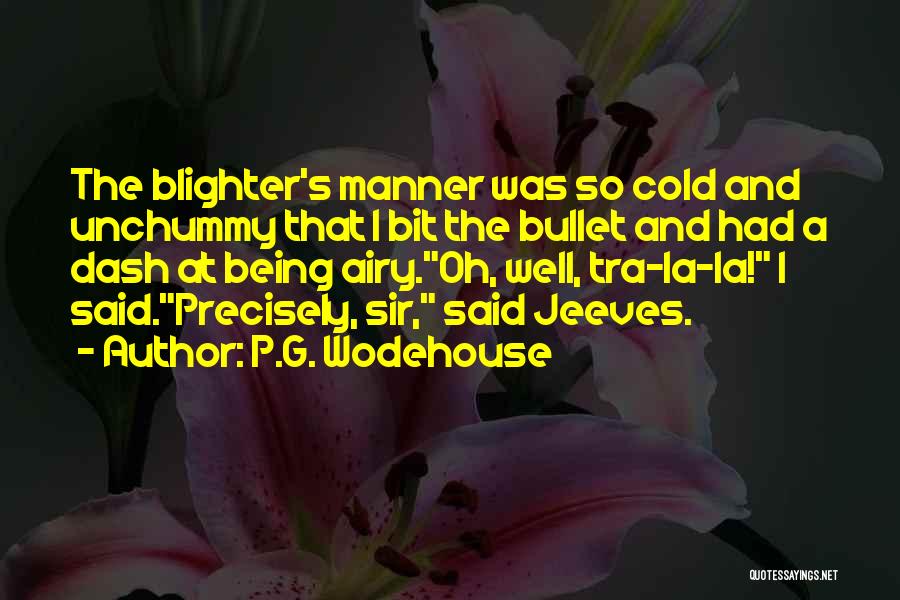 Inimitable Quotes By P.G. Wodehouse