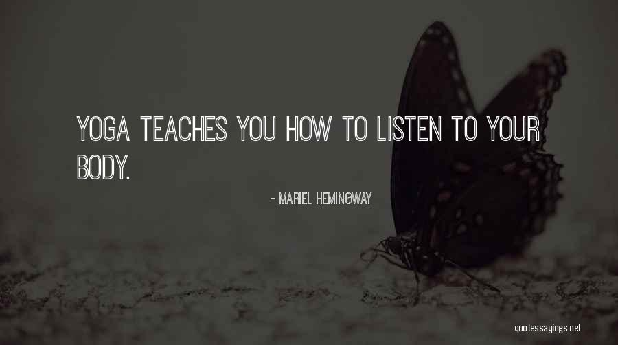 Inimo Amino Quotes By Mariel Hemingway Inimo Amino Quotes By Mariel Hemingway