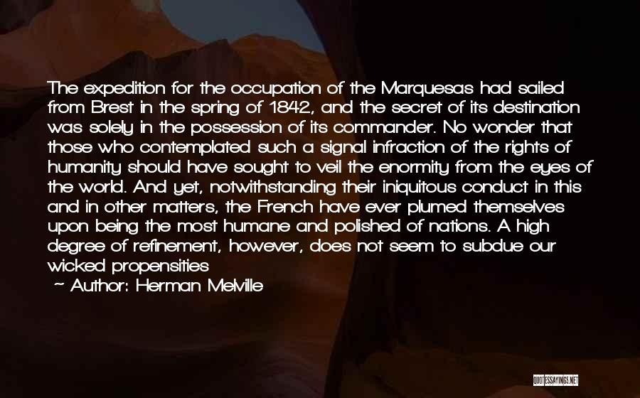 Iniquitous Quotes By Herman Melville