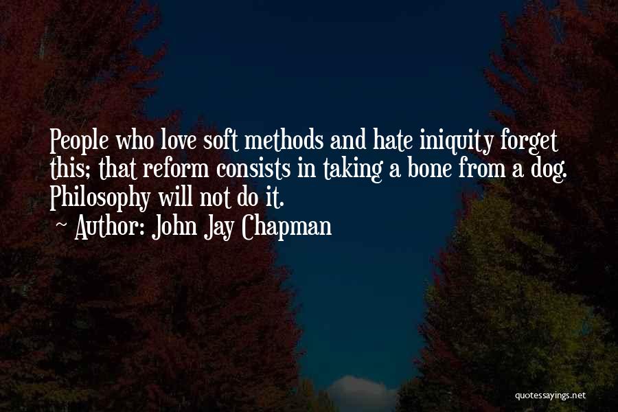 Iniquity Quotes By John Jay Chapman