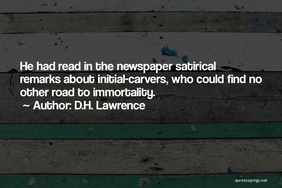 Initial Quotes By D.H. Lawrence