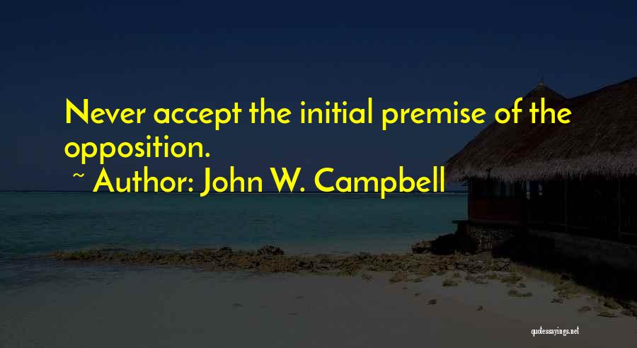 Initial Quotes By John W. Campbell