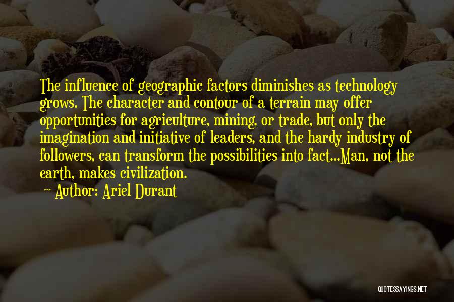 Initiative Quotes By Ariel Durant