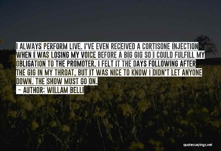 Injection Quotes By Willam Belli