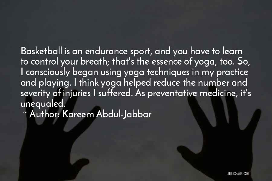 Injuries And Sports Quotes By Kareem Abdul-Jabbar