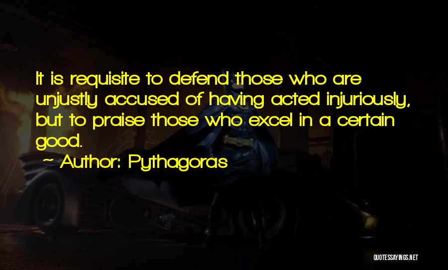 Injuriously Quotes By Pythagoras