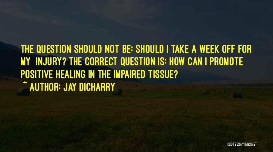 Injury Healing Quotes By Jay Dicharry