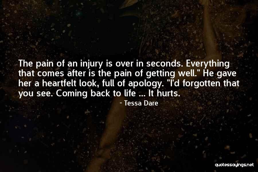 Injury Healing Quotes By Tessa Dare