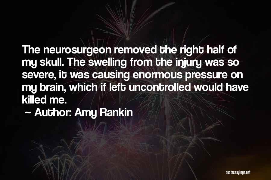 Injury Quotes By Amy Rankin