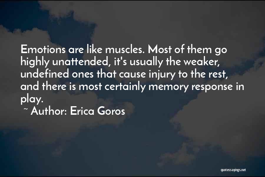 Injury Quotes By Erica Goros