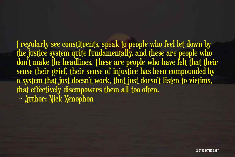 Injustice At Work Quotes By Nick Xenophon