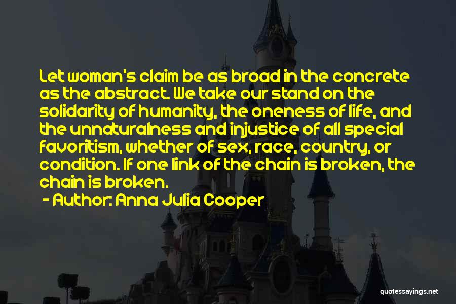 Injustice In Life Quotes By Anna Julia Cooper