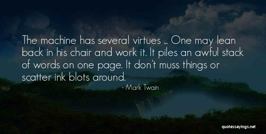 Ink Blots Quotes By Mark Twain Ink Blots Quotes By Mark Twain