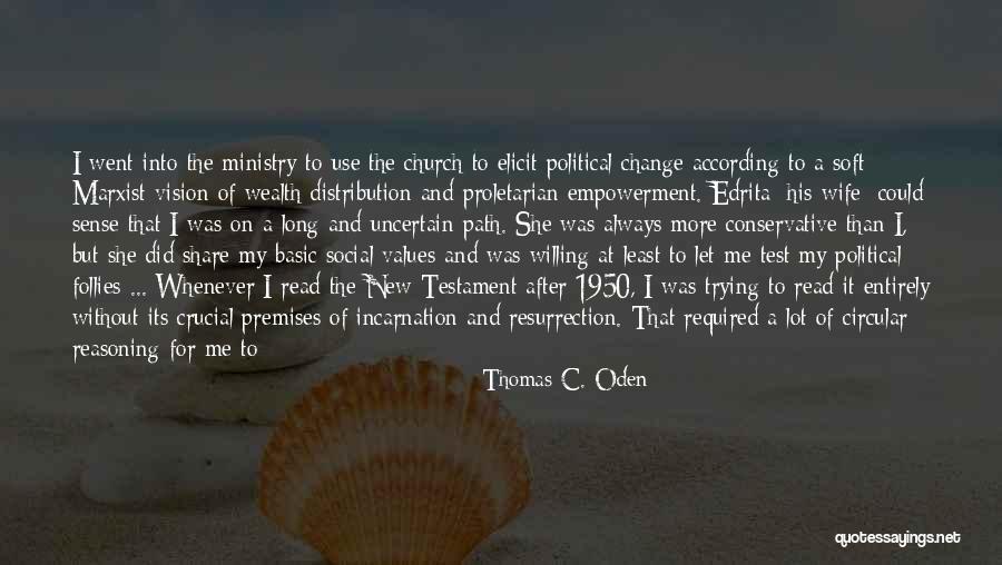 Inkling Quotes By Thomas C. Oden Inkling Quotes By Thomas C. Oden