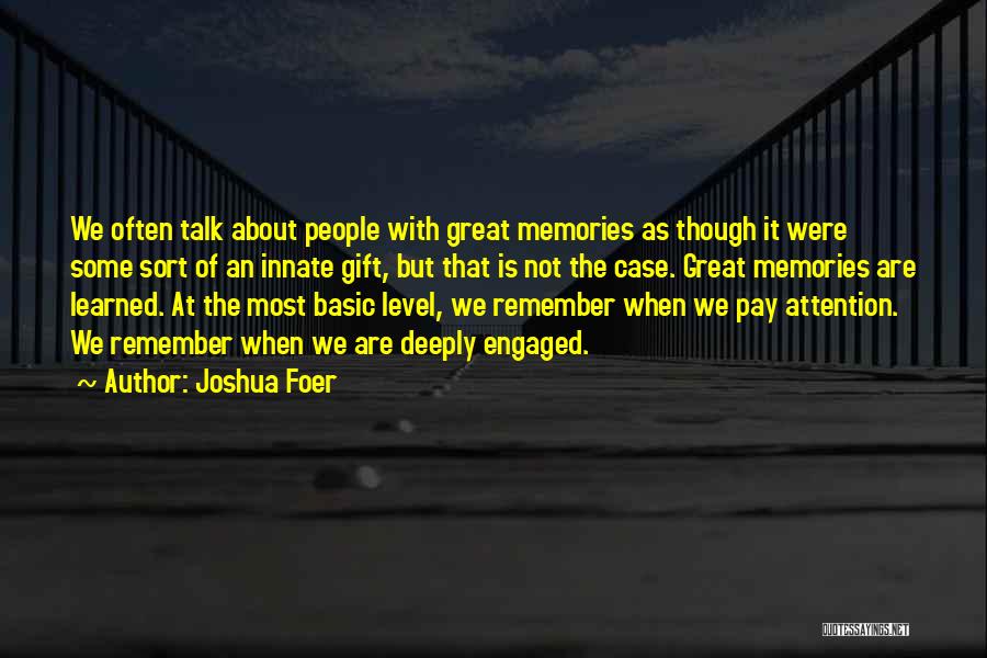 Innate Quotes By Joshua Foer