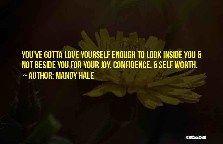 Inner Beauty And Happiness Quotes By Mandy Hale