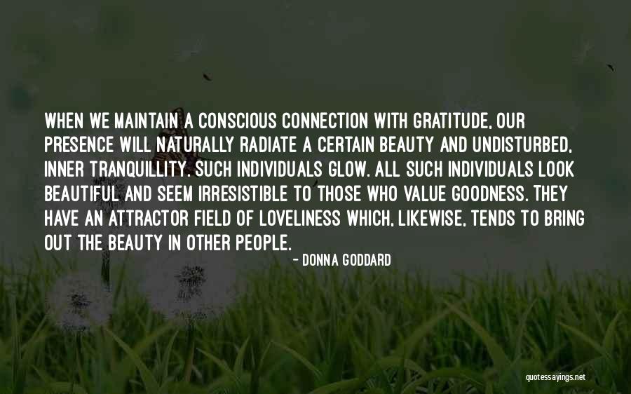 Inner Beauty Love Quotes By Donna Goddard