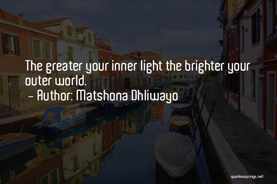 Inner Beauty Love Quotes By Matshona Dhliwayo