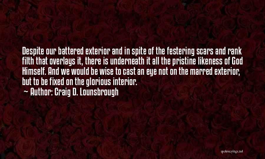 Inner Beauty Self Esteem Quotes By Craig D. Lounsbrough