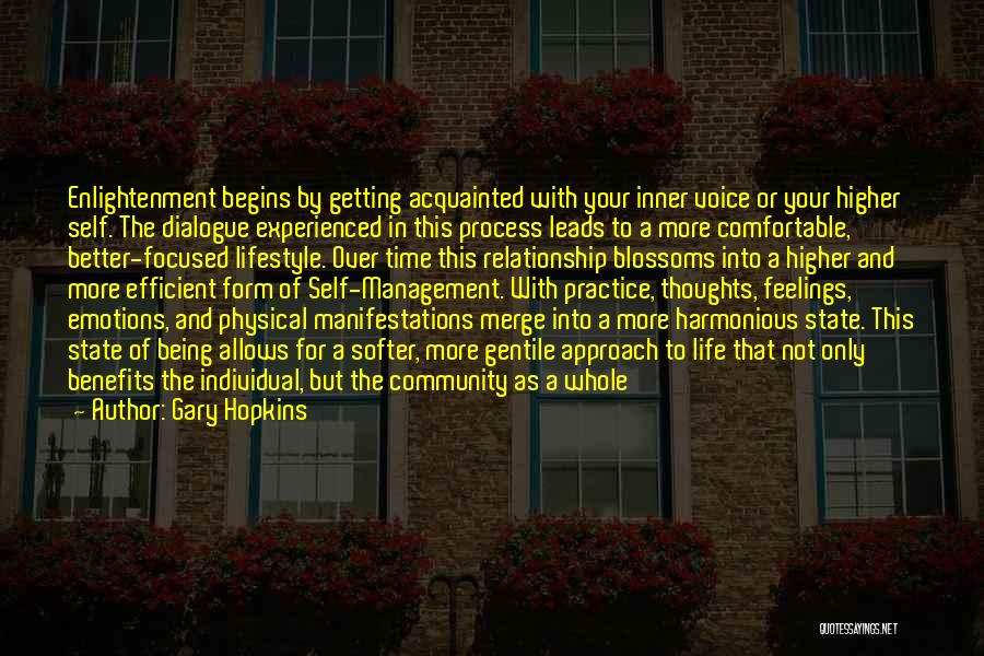 Inner Dialogue Quotes By Gary Hopkins