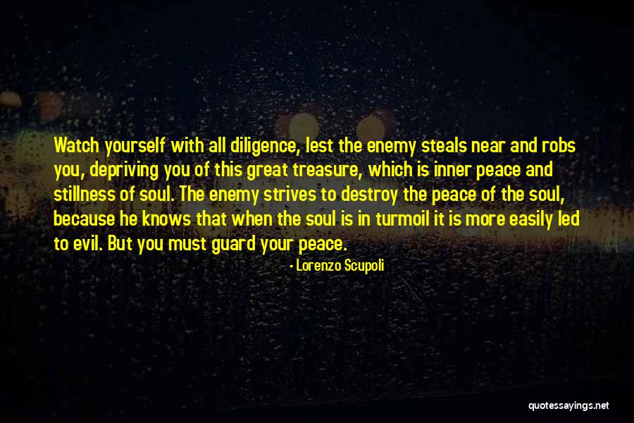 Inner Evil Quotes By Lorenzo Scupoli Inner Evil Quotes By Lorenzo Scupoli