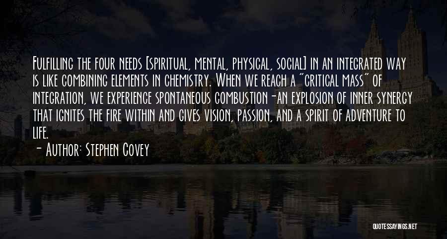 Inner Fire Quotes By Stephen Covey