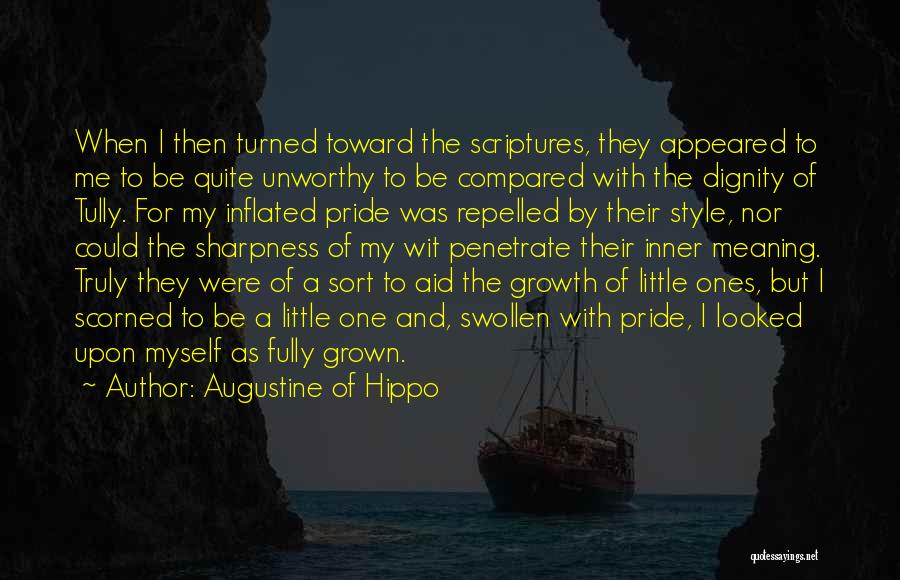 Inner Growth Quotes By Augustine Of Hippo