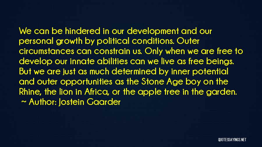 Inner Growth Quotes By Jostein Gaarder