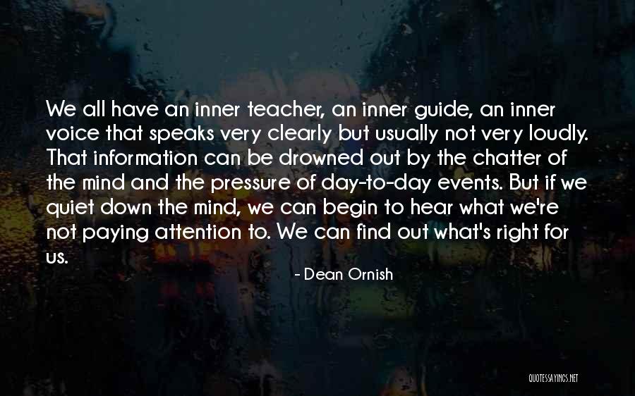 Inner Guide Quotes By Dean Ornish Inner Guide Quotes By Dean Ornish