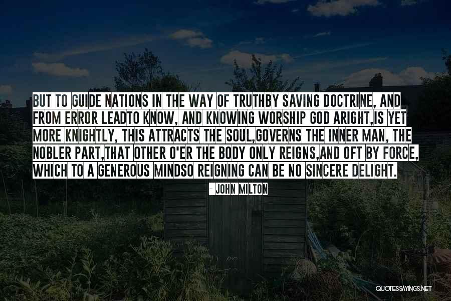 Inner Guide Quotes By John Milton Inner Guide Quotes By John Milton