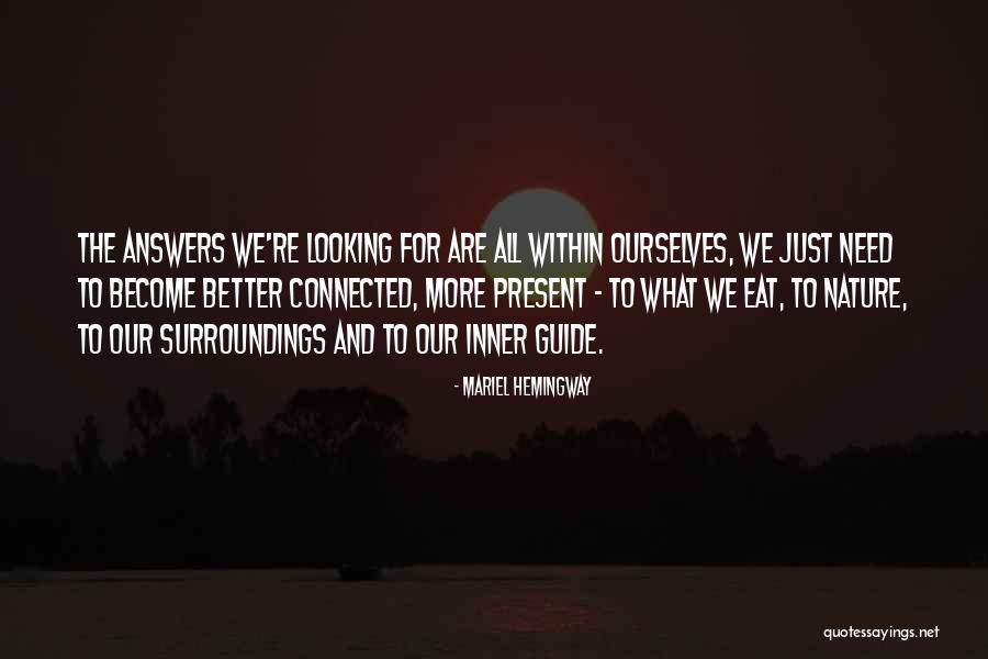 Inner Guide Quotes By Mariel Hemingway Inner Guide Quotes By Mariel Hemingway