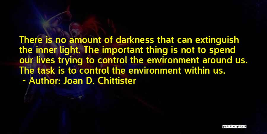 Inner Light Quotes By Joan D. Chittister