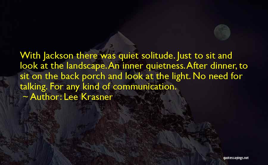 Inner Light Quotes By Lee Krasner
