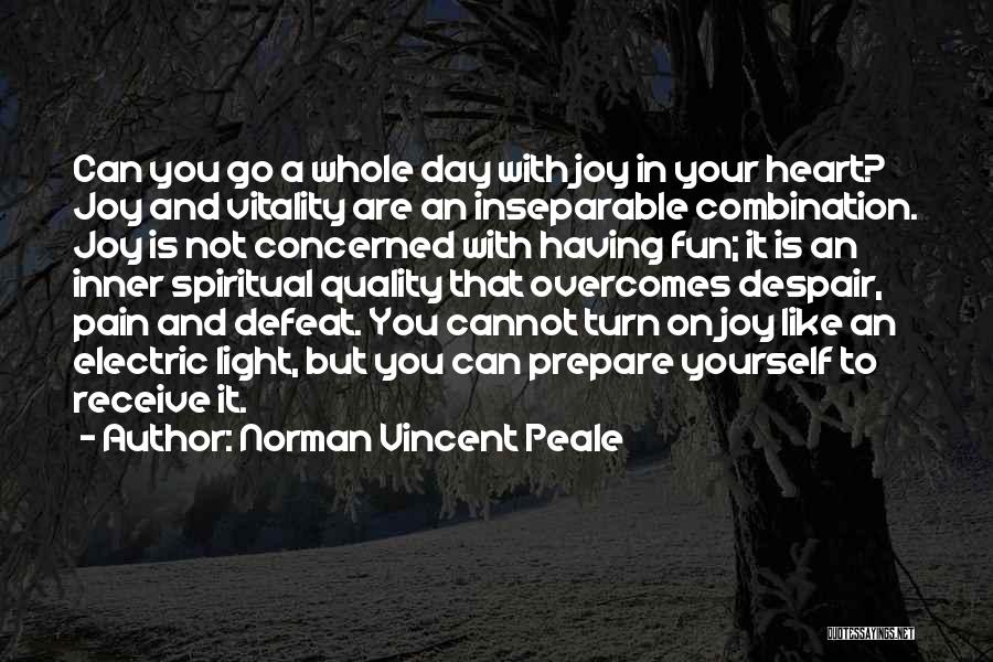 Inner Light Quotes By Norman Vincent Peale