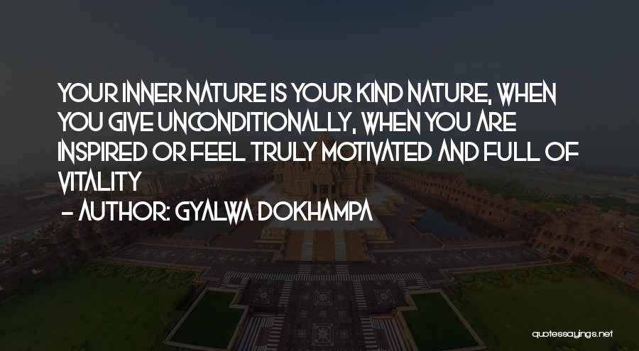 Inner Motivation Quotes By Gyalwa Dokhampa