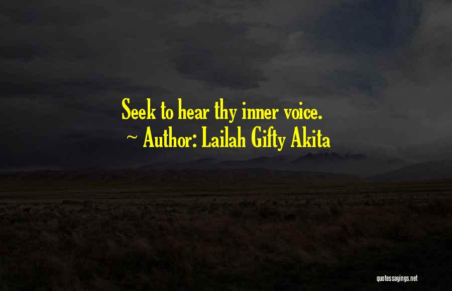 Inner Motivation Quotes By Lailah Gifty Akita