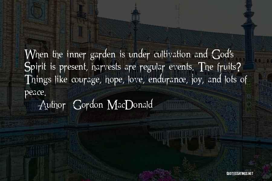 Inner Peace And Joy Quotes By Gordon MacDonald