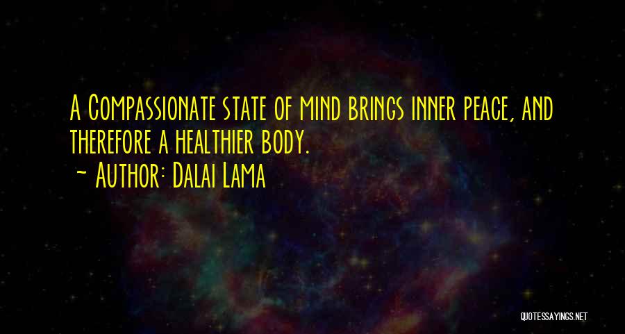 Inner Peace Of Mind Quotes By Dalai Lama