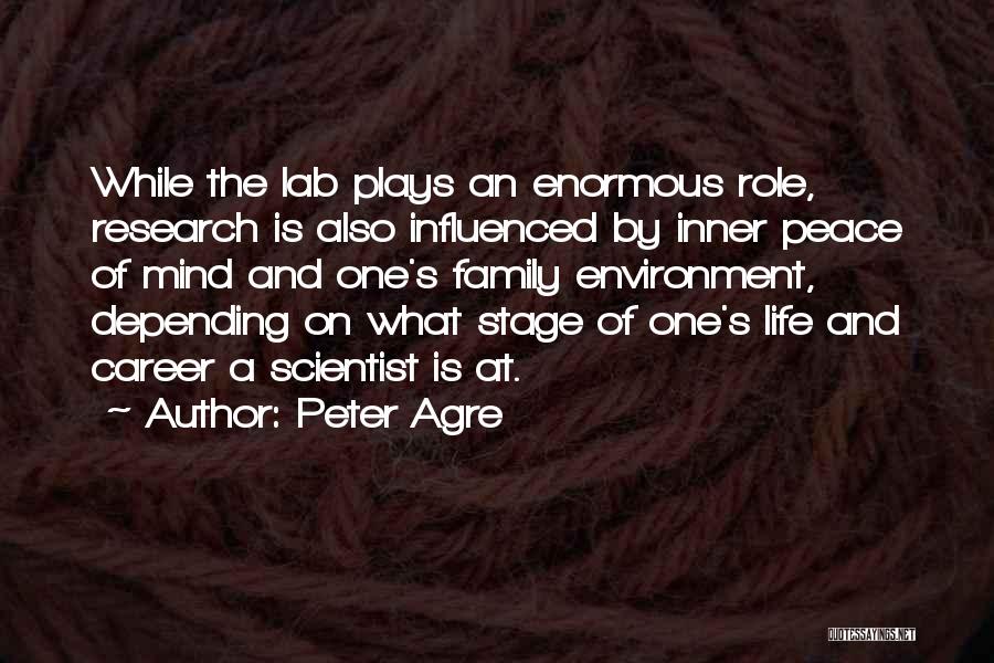 Inner Peace Of Mind Quotes By Peter Agre