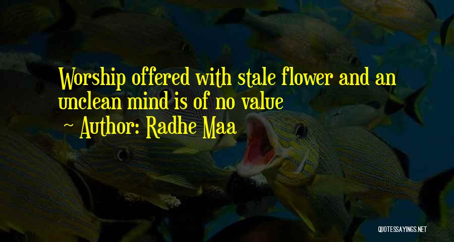Inner Peace Of Mind Quotes By Radhe Maa