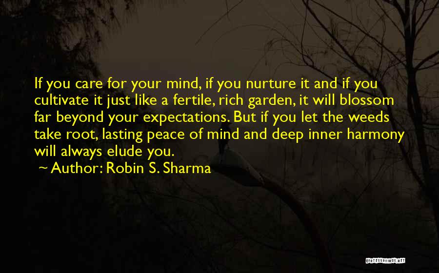Inner Peace Of Mind Quotes By Robin S. Sharma Inner Peace Of Mind Quotes By Robin S. Sharma