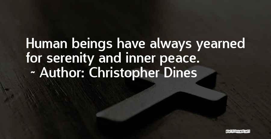 Inner Peace Quotes By Christopher Dines
