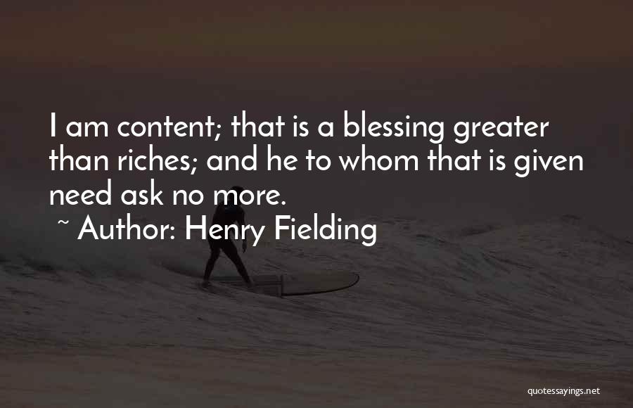 Inner Riches Quotes By Henry Fielding