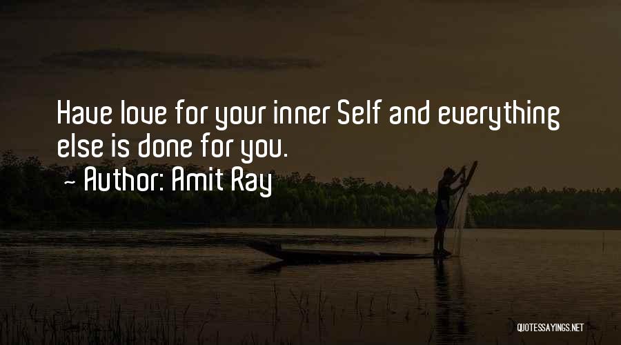 Inner Self Peace Quotes By Amit Ray