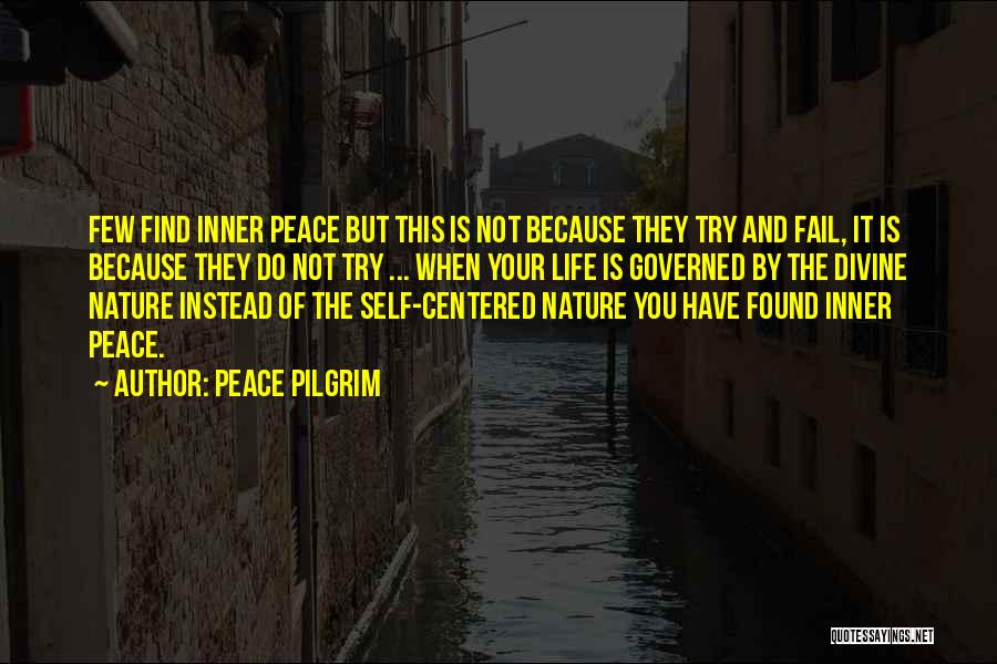 Inner Self Peace Quotes By Peace Pilgrim