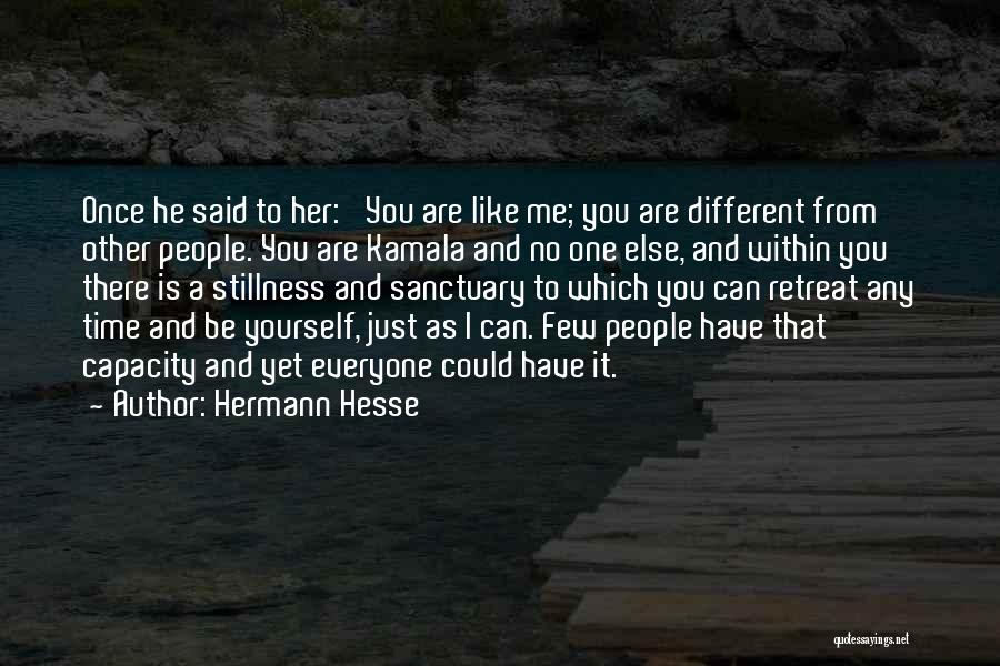 Inner Stillness Quotes By Hermann Hesse