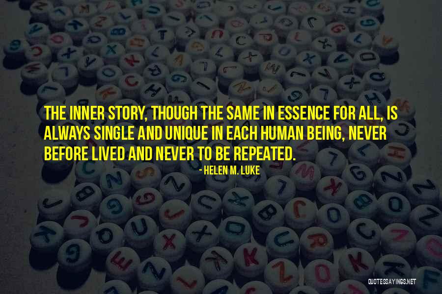 Inner Story Quotes By Helen M. Luke Inner Story Quotes By Helen M. Luke