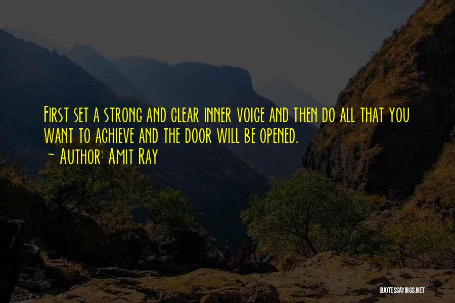 Inner Strength And Peace Quotes By Amit Ray