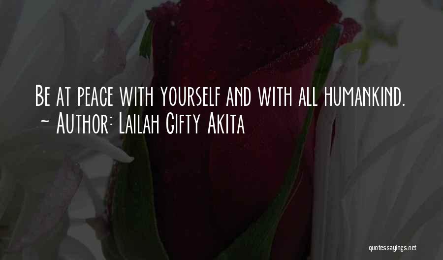 Inner Strength And Peace Quotes By Lailah Gifty Akita