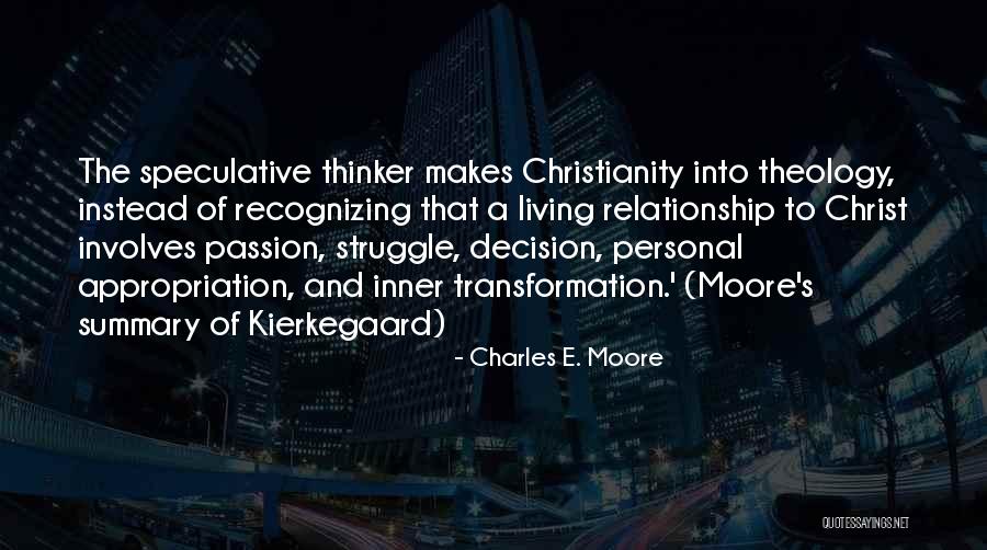 Inner Struggle Quotes By Charles E. Moore Inner Struggle Quotes By Charles E. Moore